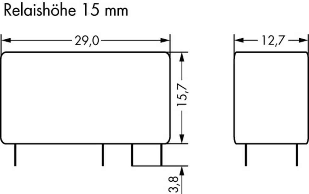 WAGO 788-157 Relej za tiskanu pločicu 24 V/DC 8 A 2 izmjenjivača 20 komada slika