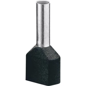 Dvostruki kabelski završetak 1 x 1.50 mm x 8 mm djelomično izolirani, crne boje Phoenix Contact 3200823 100 kom. slika