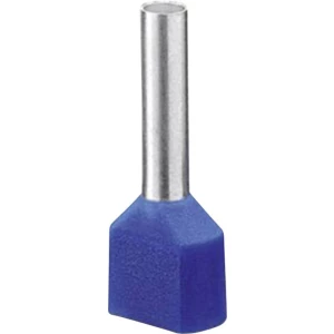 Dvostruki kabelski završetak 1 x 2.50 mm x 13 mm djelomično izolirani, plave boje Phoenix Contact 3200878 100 kom. slika
