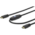 HDMI Priključni kabels pojačalom[1x Muški konektor HDMI - 1x Muški konektor HDMI] 10 m Crna Digitus slika