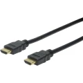 Digitus HDMI Priključni kabel [1x Muški konektor HDMI - 1x Muški konektor HDMI] 5 m Crna slika