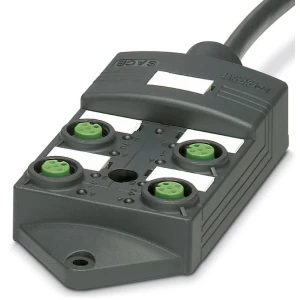 Kutija za senzore/aktore, pasivna M12-razdjelnik s navojem od umjetne mase SACB 4/8-L-P 10,0PUR SCO 1452615 Phoenix Contact 1 ko slika
