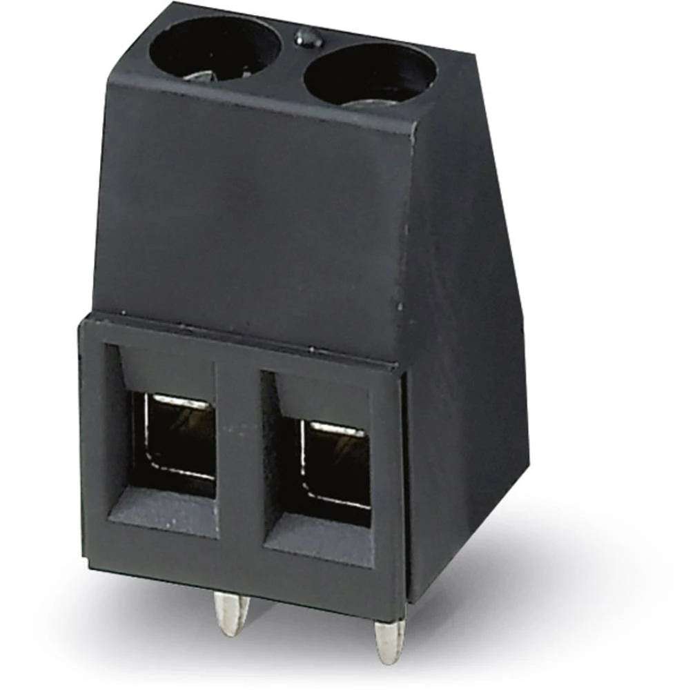 Vijčana blok stezaljka 1.50 mm broj polova: 2 MKDS 1,5/ 2 HT BK Phoenix Contact crne boje 50 kom. slika