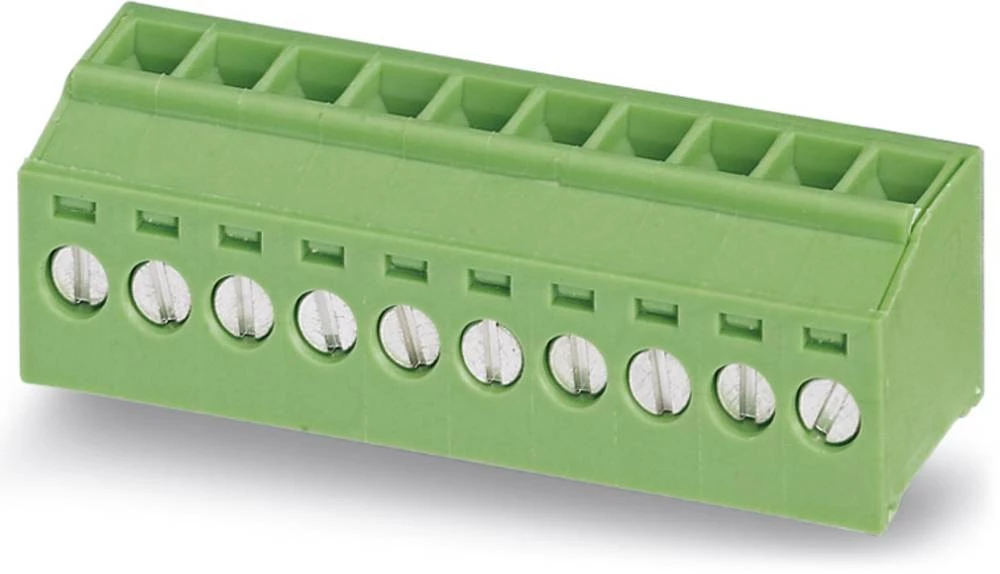 Vijčana blok stezaljka 1.50 mm broj polova: 10 MKDSFW 1,5/10-3,5 Phoenix Contact zelene boje 50 kom. slika