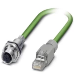 M12 / RJ45 prespojni mrežni kabel CAT 5, CAT 5e SF/UTP 1 m zelene boje Phoenix Contact