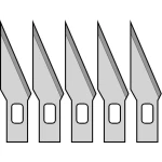 5 zamjenskih oštrica Donau za dizajnerdki nož MS05 Donau