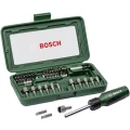 Set bit-nastavaka sa držačem i odvijačem Bosch 2607019504, 46-dijelni komplet slika