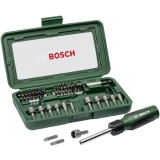 Set bit-nastavaka sa držačem i odvijačem Bosch 2607019504, 46-dijelni komplet