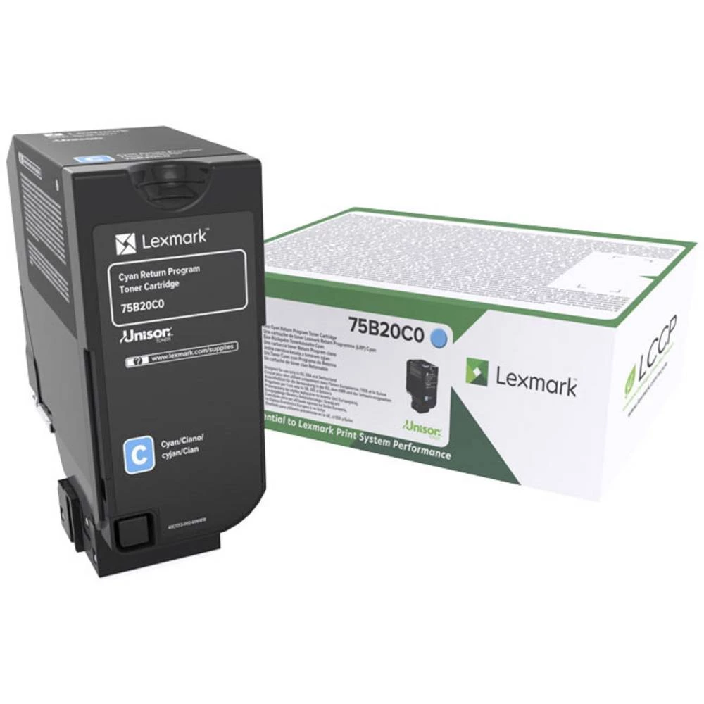 Lexmark spremnik s tonerom za povrat CS727 CS728 CX727 original cijan 10000 Stranica 75B20C0 slika