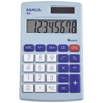 Maul M 8 džepni kalkulator svijetloplava Zaslon (broj mjesta): 8 baterijski pogon, solarno napajanje