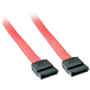 LINDY tvrdi disk priključni kabel [1x SATA-utikač 7-polni - 1x SATA-utikač 7-polni] 0.7 m crvena slika