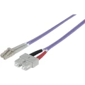 Staklena vlakna Svjetlovodi Priključni kabel [1x Muški konektor LC - 1x Muški konektor SC] 50/125 µ Multimode OM4 3 m Inte slika