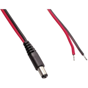 TRU COMPONENTS Niskonaponski priključni kabel Niskonaponski adapter-Slobodan kraj kabela 3.50 mm 1.35 mm 0.30 m 1 ST slika