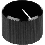 Okretni gumb S gumbom za obilježavanje Crna (Ø x V) 28 mm x 16 mm Mentor 509.6131 1 ST