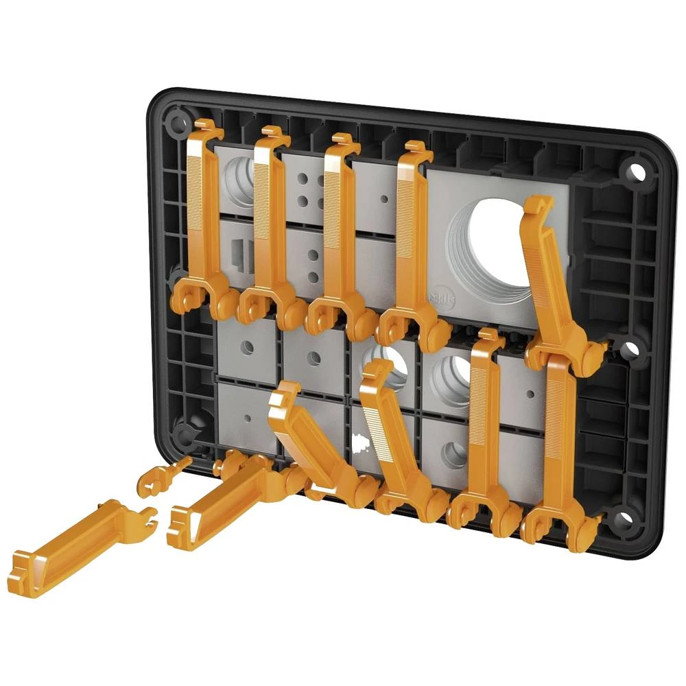 CONTA-CLIP KDS-FP-IVR OG zaključavanje     poliamid 6.6 narančasta 20 St. slika