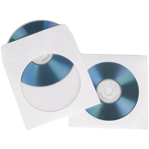 Hama Kutija za CD 1 CD/DVD/Blu-Ray Papir Bijela 50 ST (Š x V x d) 125 x 125 x 1 mm 00062671 slika