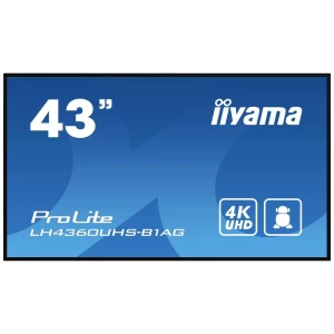 Iiyama PROLITE LH4360UHS-B1AG Digital Signage zaslon Energetska učinkovitost 2021: G (A - G) 108 cm 42.5 palac 3840 x 2160 Pixel 24/7 slika