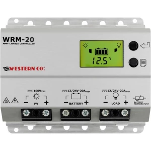 solarni regulator punjenja Western Co. WRM20 mppt 12 V, 24 V 20 A slika