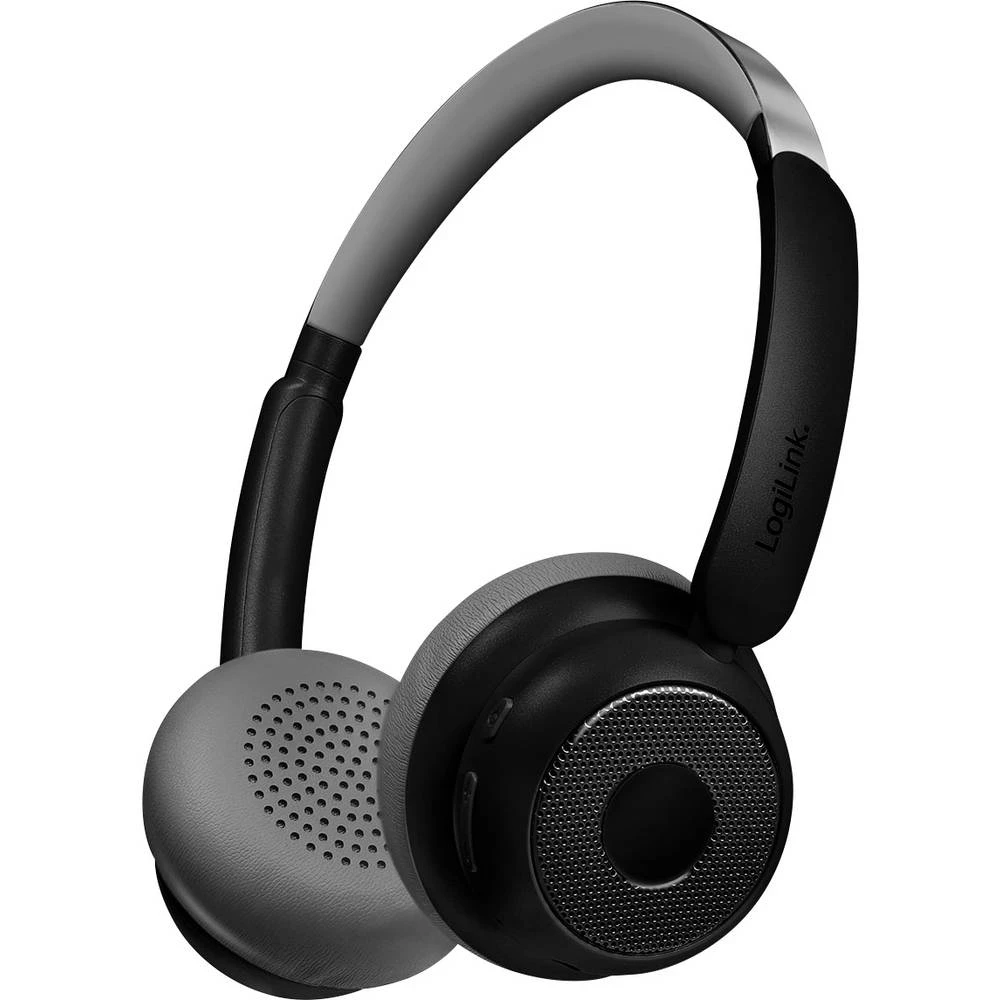 LogiLink BT0072 Over Ear slušalice Bluetooth® crna slika