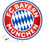 Poklopac SAT antene 68 cm Sky Vision FC Bayern München Crvena/bijela