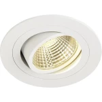 LED ugradna svjetiljka 6 W Toplo-bijela SLV New Tria 113871 Bijela (mat)