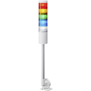 Signalni toranj LED Patlite LR6-502QJNW-RYGBC 5-bojno, Crvena, Žuta, Zelena, Plava boja, Prozirna 5-bojno, Crvena, Žuta, Zelena, slika