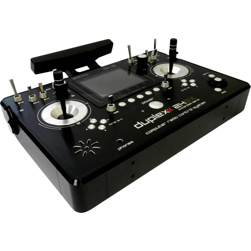 Jeti DC-16 II crna panel daljinski upravljač 2,4 GHz Broj kanala: 24 slika