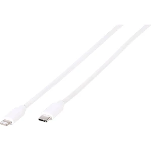 USB 2.0 Adapter [1x Muški konektor USB-C™ - 1x Muški konektor Apple Dock Lightning] Bijela Vivanco slika