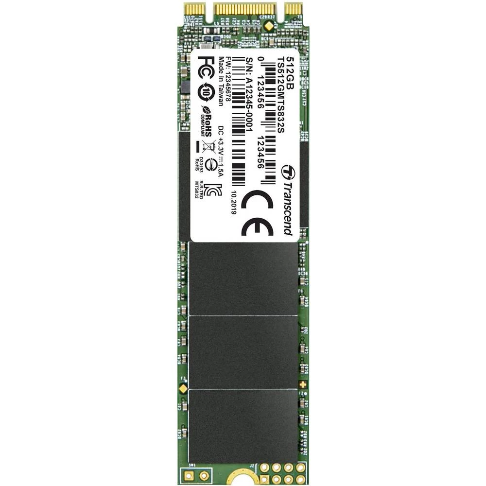 Unutarnji SATA M.2 SSD 2280 Transcend 832S Maloprodaja TS512GMTS832S SATA III slika