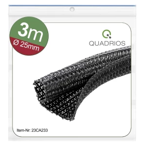 Quadrios 23CA233 23CA233 pleteno crijevo crna poliester 25 do 26 mm 3 m slika