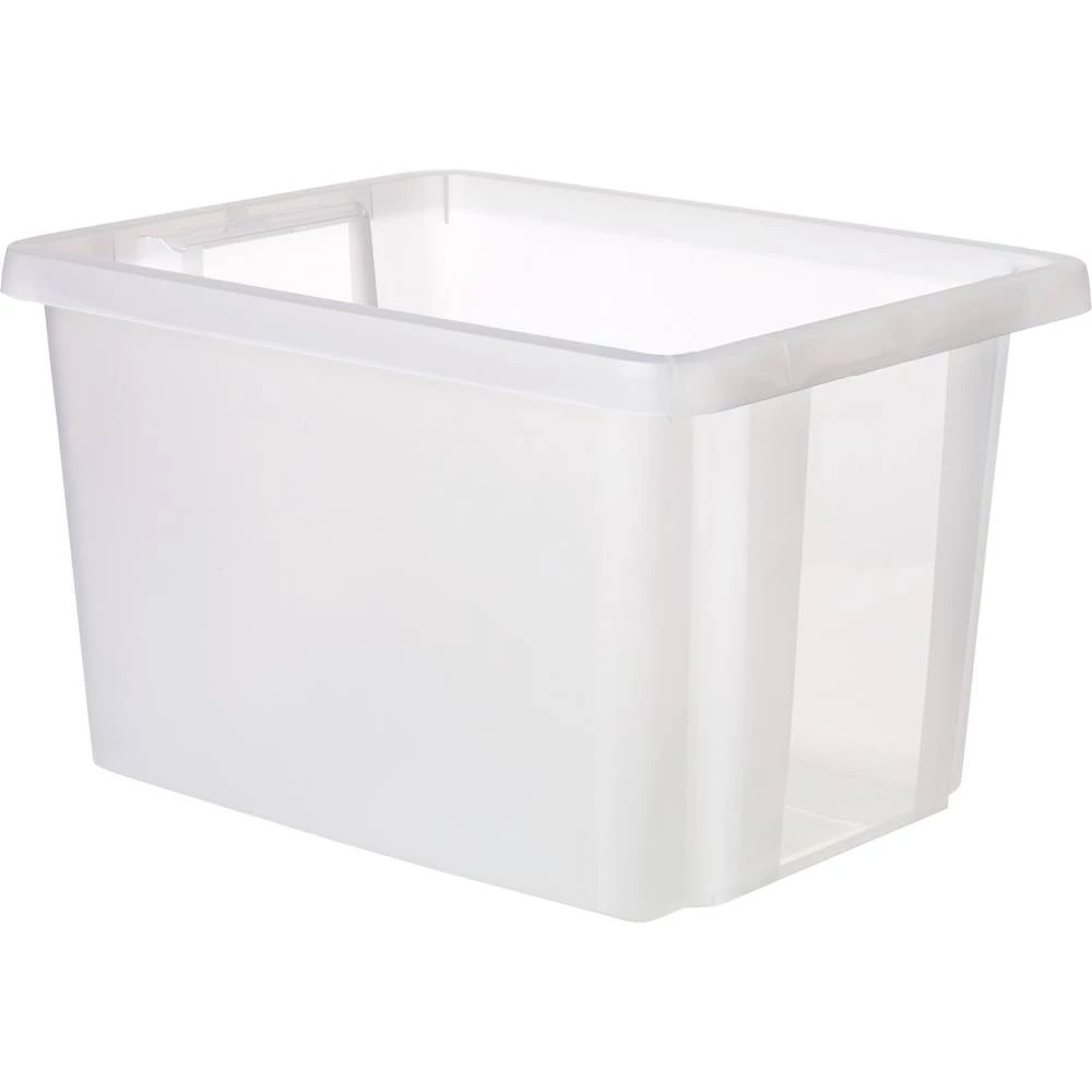 Curver 225497 spremnik za slaganje ESSENTIALS Drehstapelbox 26L, transparent može se slagati prozirna 1 kom. slika