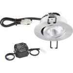 EVN  PC20N61402 LED ugradna svjetiljka   6 W toplo bijela aluminij boja