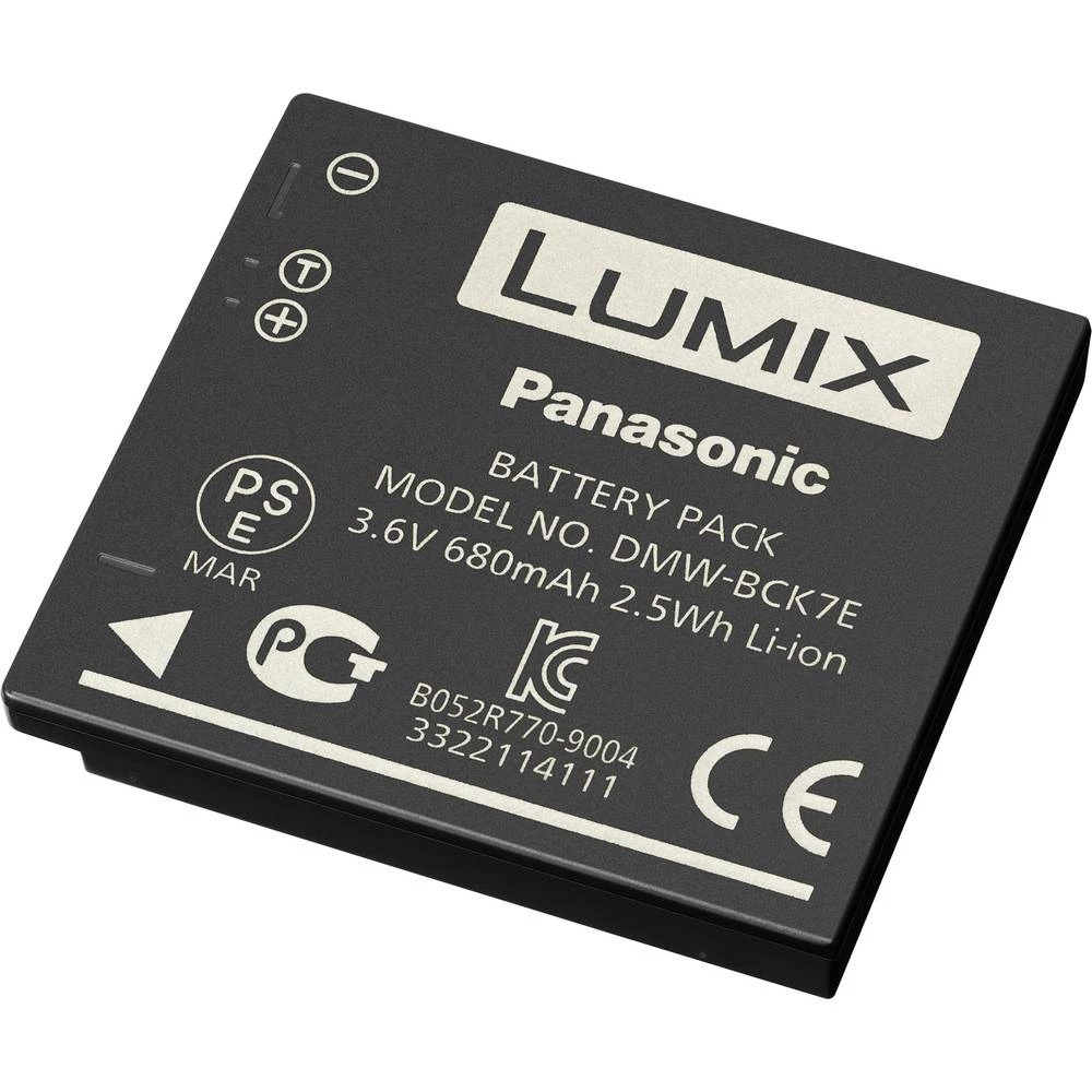 Kamera-akumulator Panasonic DMW-BCK7E, NCAYN101H 3.6 V 680 mAh DMW-BCK7E
