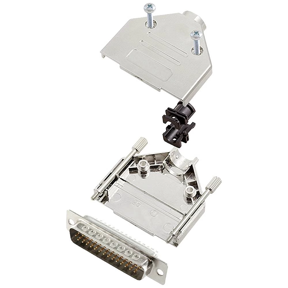 Komplet D-SUB pinskih konektora 180 ° Broj polova: 44 Lemni kup encitech DTPK25-M-HDP44-W-K 1 ST slika