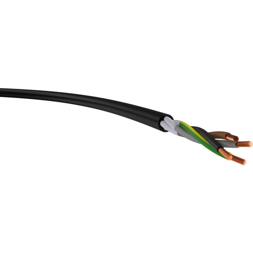 VER H07RN-F 4G 4 Ri. 50 energetski vod H07RN-F 4 G 4 mm² crna 50 m slika