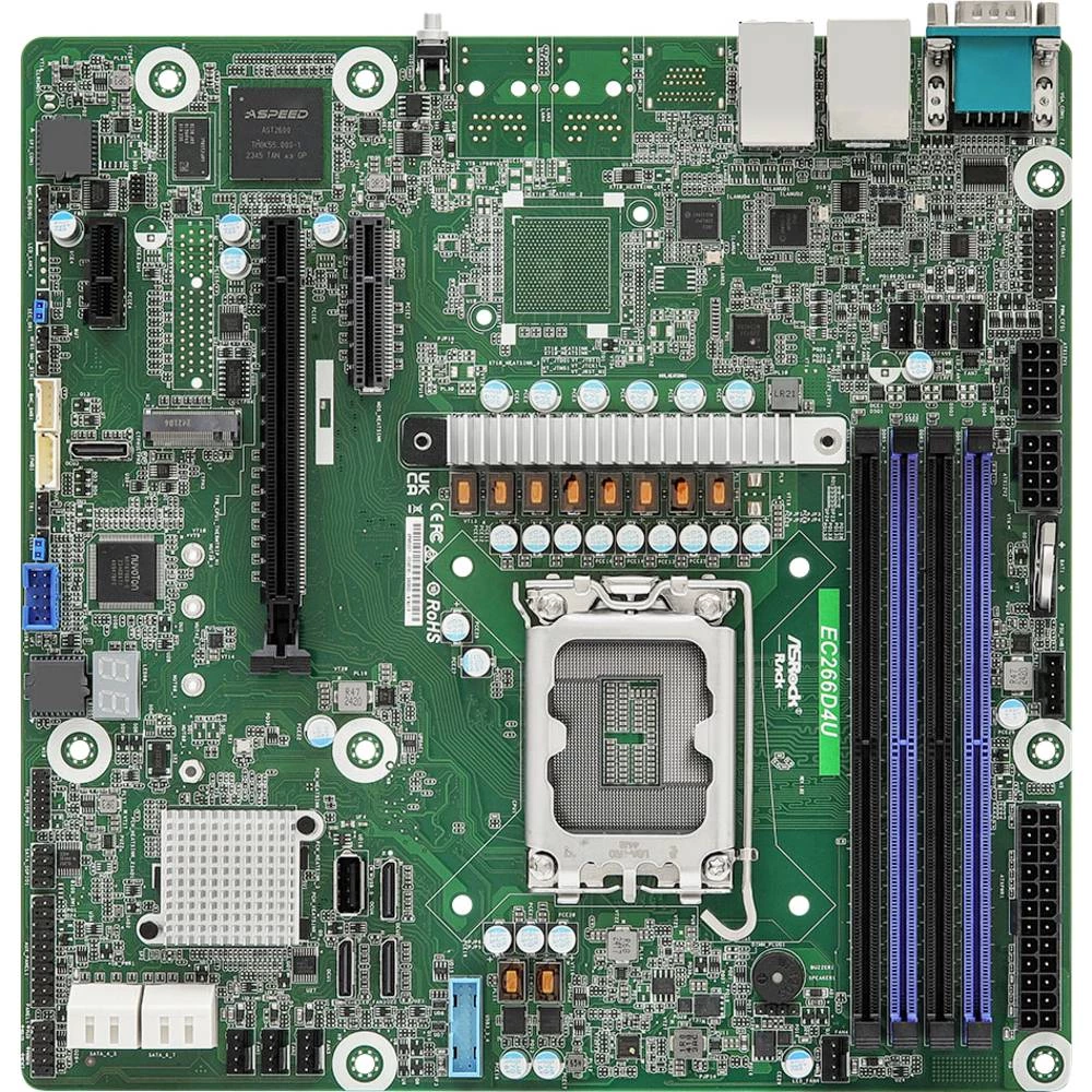 ASRock EC266D4U matična ploča Baza Intel® 1700 Faktor oblika (detalji) Micro-ATX slika