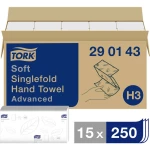 TORK 290143 papirnati ručnici (D x Š) 23 cm x 22.60 cm bijela 15 x 250 listova/paket 3750 St.