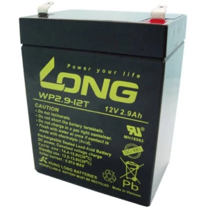 Long WP2.9-12 WP2.9-12 olovni akumulator 12 V 2.9 Ah olovno-koprenasti (Š x V x D) 79 x 107 x 56 mm plosnati priključak slika