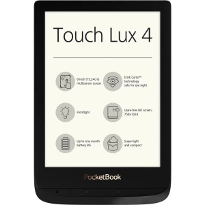 PocketBook Touch Lux 4 eBook-čitač 15.2 cm (6.0 ") Crna slika