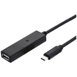 VALUE USB 2.0 nastavak, aktivan, s repetitorom, AC, crni, 20 m Value KVM produžetak  20.00 m crna
