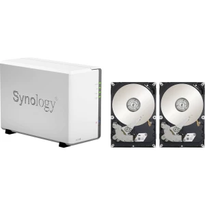 Synology DiskStation DS220j DS220J nas server 20 TB 2 Bay opremljen s 2x 10TB slika