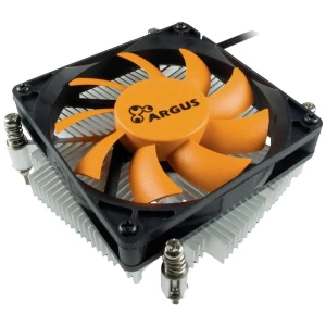 Inter-Tech Argus T-200 procesorski hladnjak 8 cm crni, narančasti Inter-Tech Argus T-200 CPU hladnjak sa ventilatorom slika