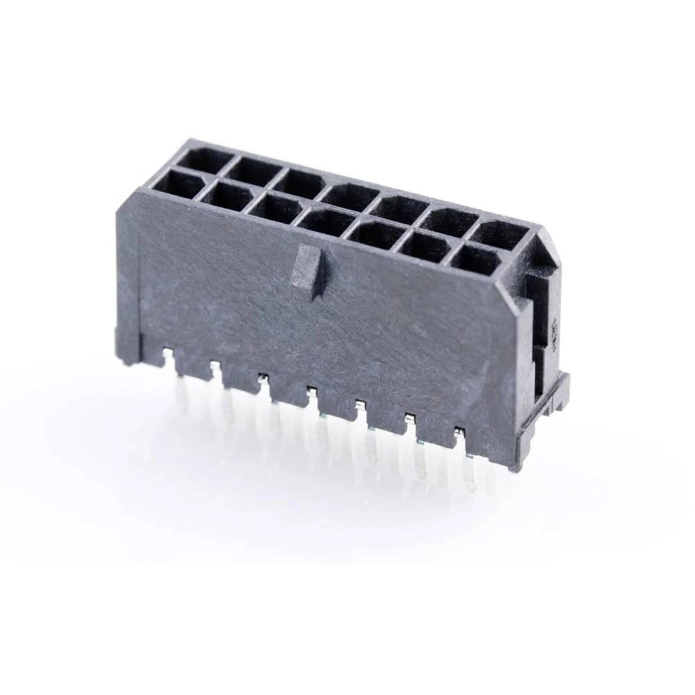 Molex ugradna standardna letva s muškim kontaktima  Ukupan broj polova 14 Raster: 3 mm 430451412 1 St. Tray slika