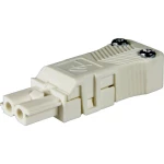 Adels-Contact 12583 mrežni utični konektor  žženski konektor, ravni Ukupan broj polova: 2 16 A bijela 200 St.