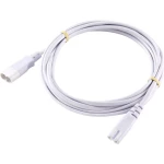 Basetech XR-1638067 struja produžni kabel bijela 2.00 m