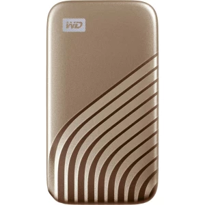 WD My Passport 500 GB vanjski SSD-HDD: 6,35 cm (2,5 inča) USB-C™ zlatna WDBAGF5000AGD-WESN slika