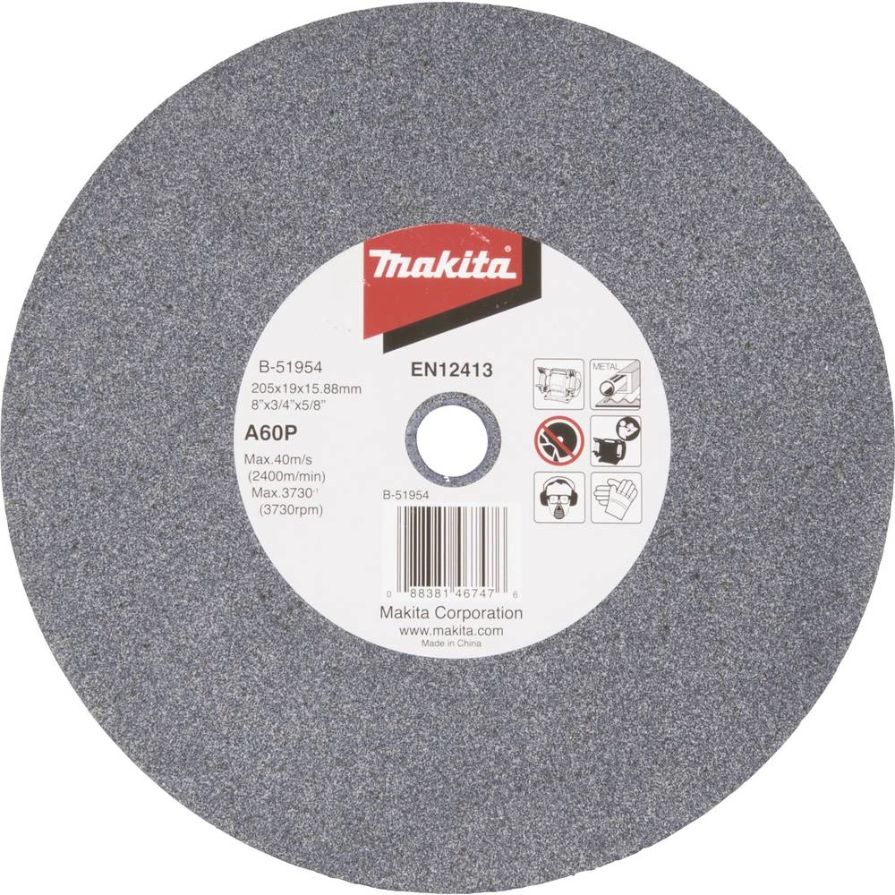 Makita B-51954 Makita kamen za oštrenje A60P 205x19x15.88 B-51954 promjer 205 mm 1 kom. slika