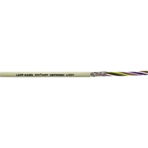 Podatkovni kabel UNITRONIC LIYCY 30 x 0.14 mm sive boje LappKabel 0034330 500 m slika
