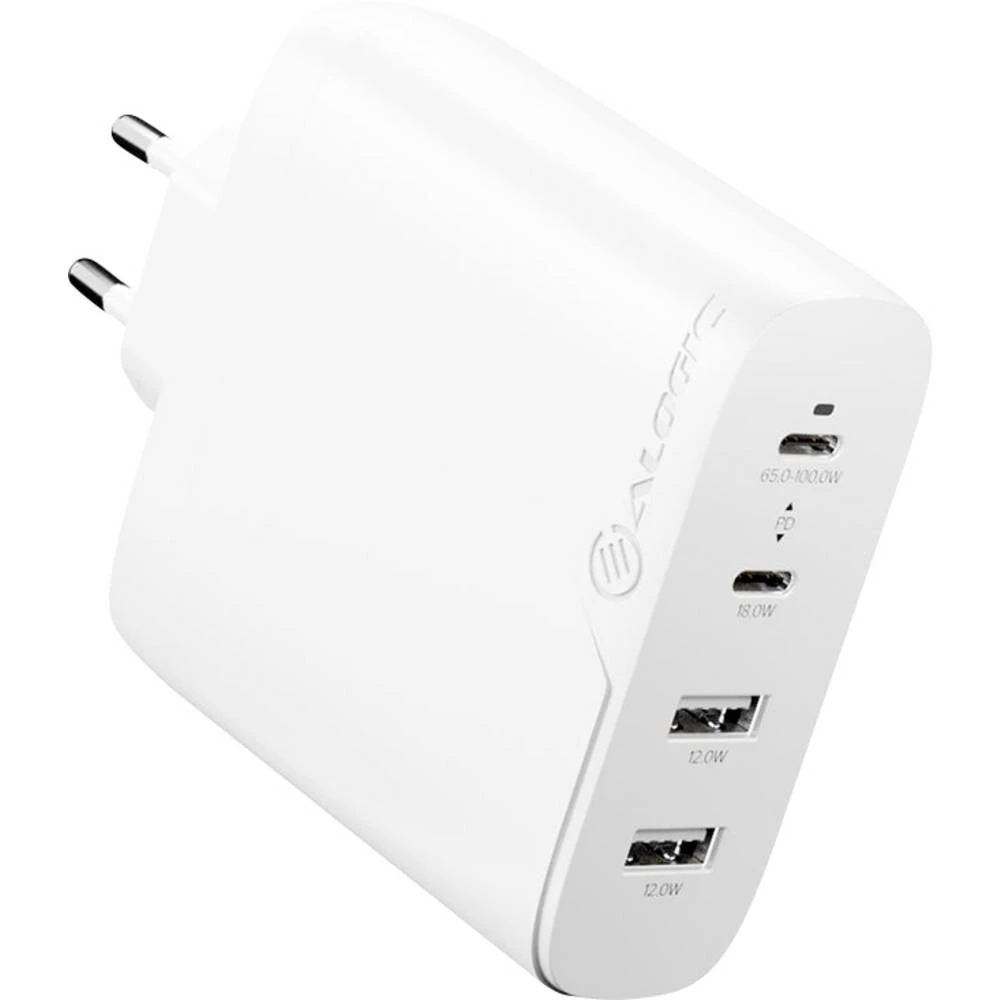 Alogic Rapid Power USB stanica za punjenje 100 W USB-C®, USB-A bijela slika