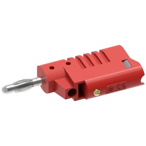 Electro PJP 1080-CD1-R banana utikač ravni muški konektor Zatik-Ø: 4 mm crvena 1 St. slika
